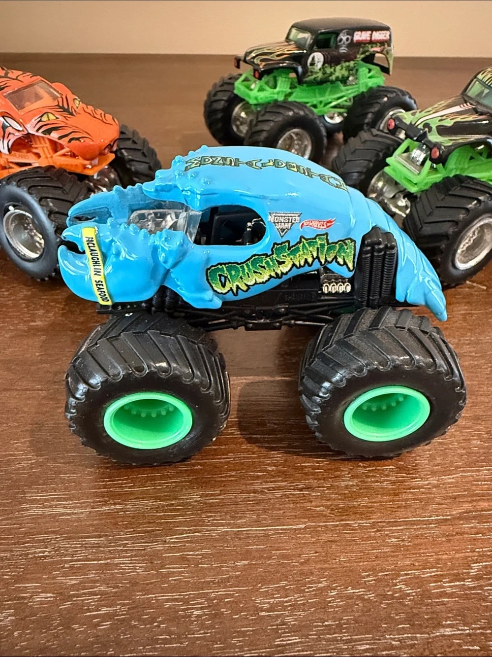 Monster Jam Diecast Monster Trucks Crushstation, Grave Diggers and Prowler